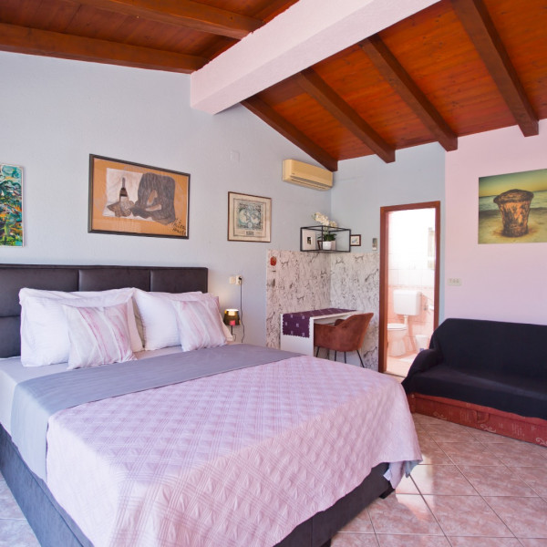 Bedrooms, Villa Hraste, Villa Hraste Hvar, Croatia, first row to the sea,  Hvar