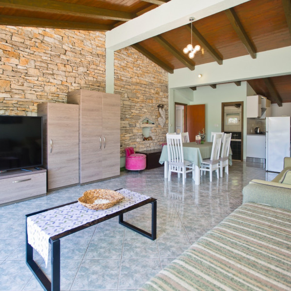 Dnevni boravak, Villa Hraste, Villa Hraste Hvar, prvi red do mora Hvar