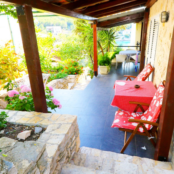 Living room, Villa Hraste, Villa Hraste Hvar, Croatia, first row to the sea,  Hvar