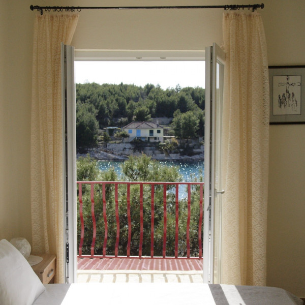 Bedrooms, Villa Hraste, Villa Hraste Hvar, Croatia, first row to the sea,  Hvar