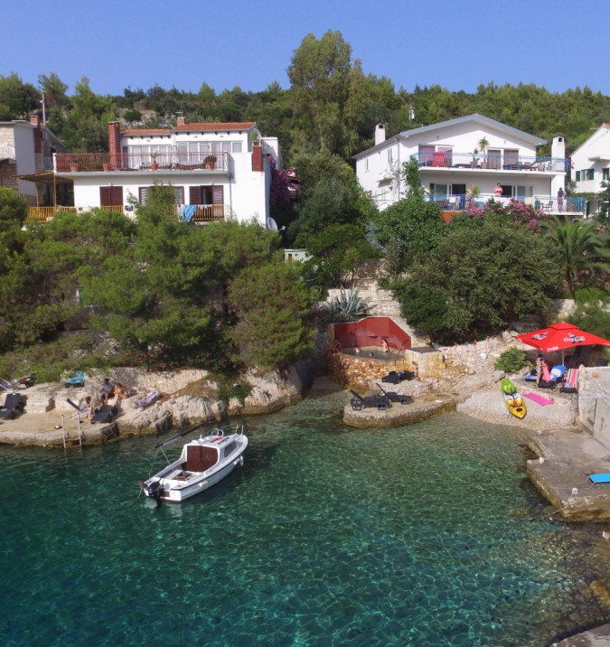 Eksterijer, Villa Hraste Hvar, prvi red do mora Hvar